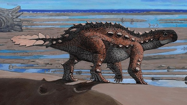 Stegouros elengassen artist reconstruction