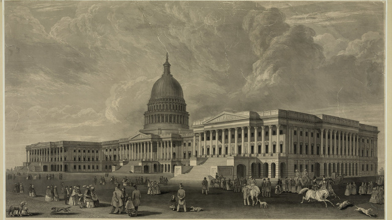 N.E. view of the United States Capitol, Washington, D.C.