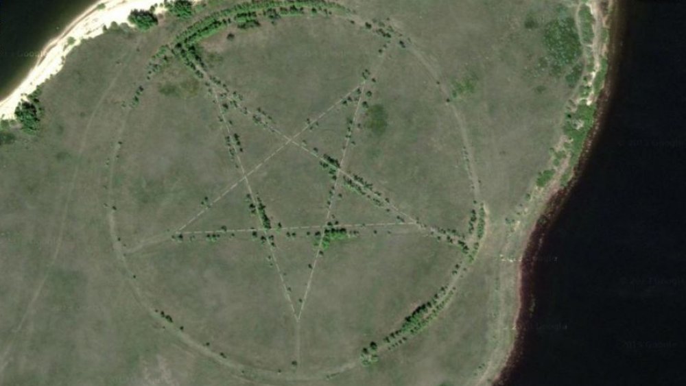 Pentagram in Khazakstan