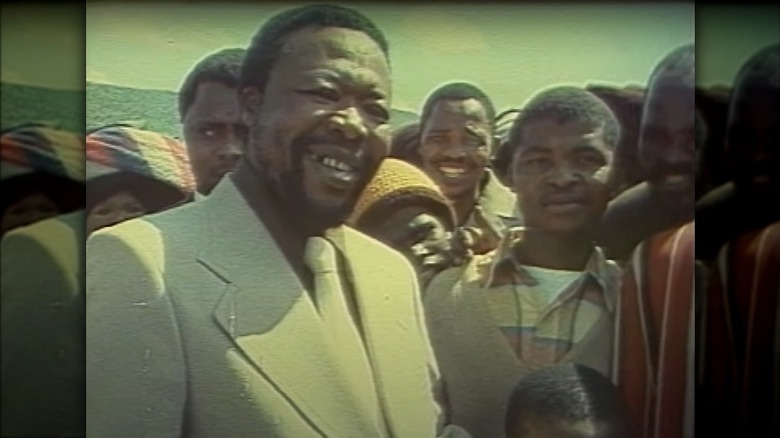 Sabata Dalindyebo at one of his weddings