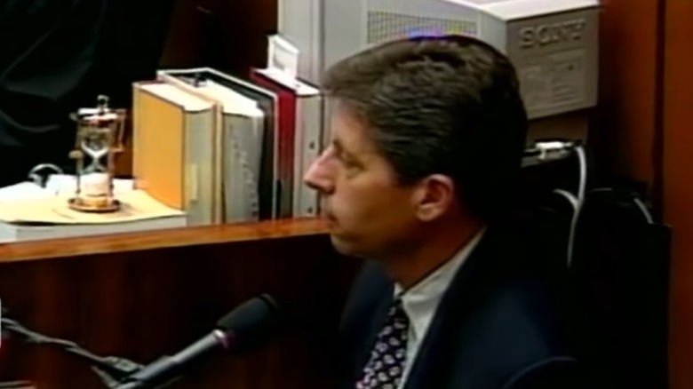 Mark Fuhrman testifying in court