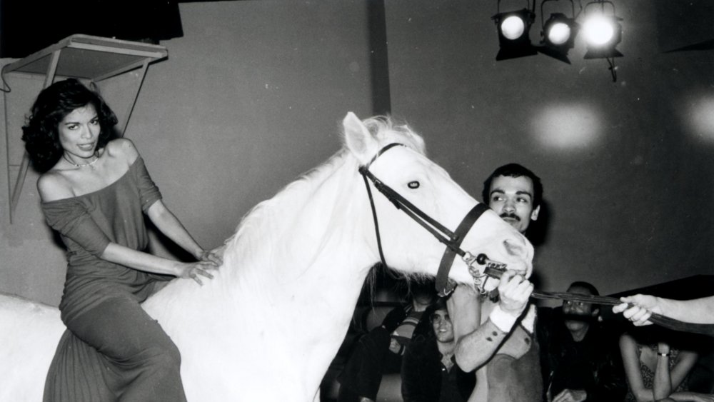 Bianca Jagger at Studio 54, 1977