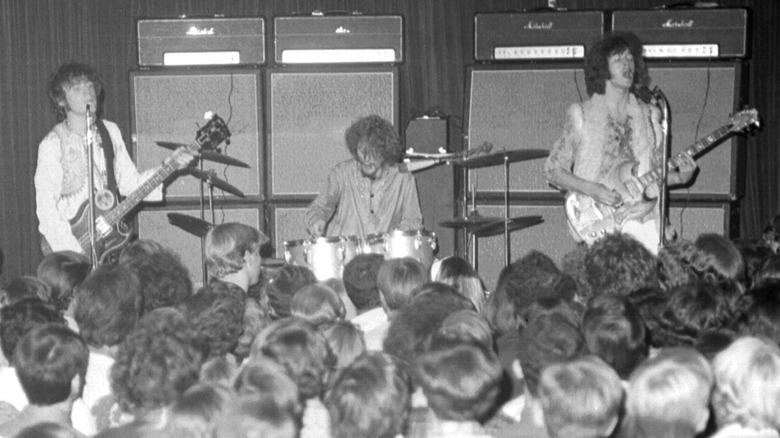 Cream playing concert to crowd at Whisky