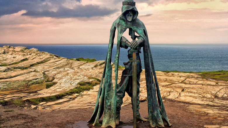 king arthur statue in cornwall