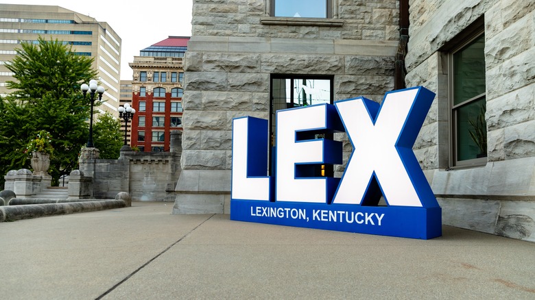 Lexington, Kentucky sign