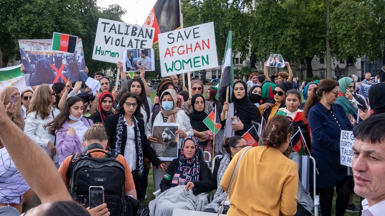 Anti-Taliban protests in London