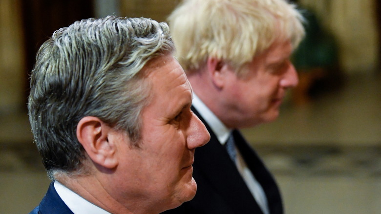 Keir Starmer and Boris Johnson