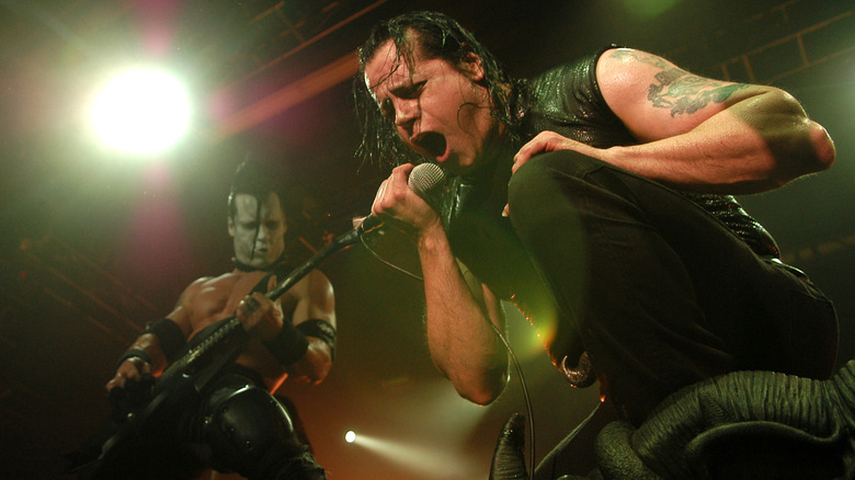 Danzig and Doyle performing on stage