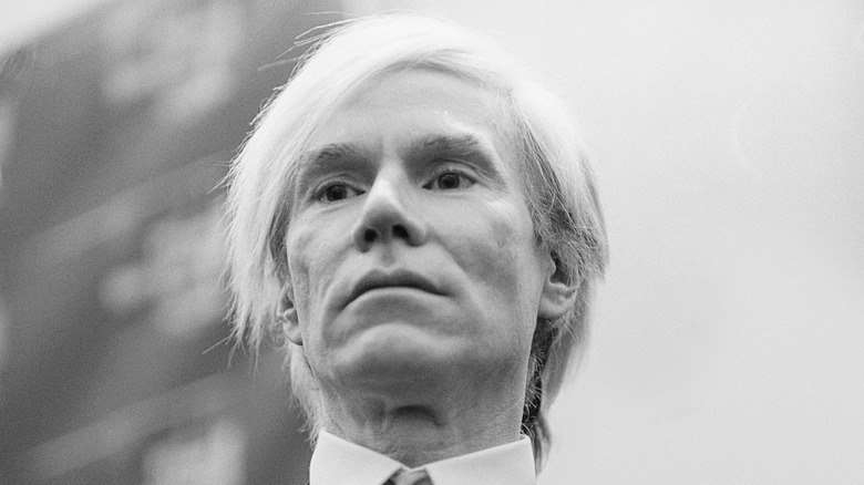 portrait of Andy Warhol