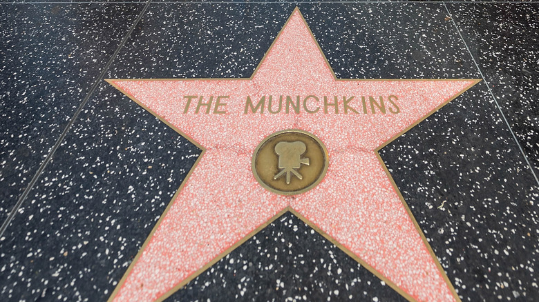 The Munchkins star on Hollywood Blvd