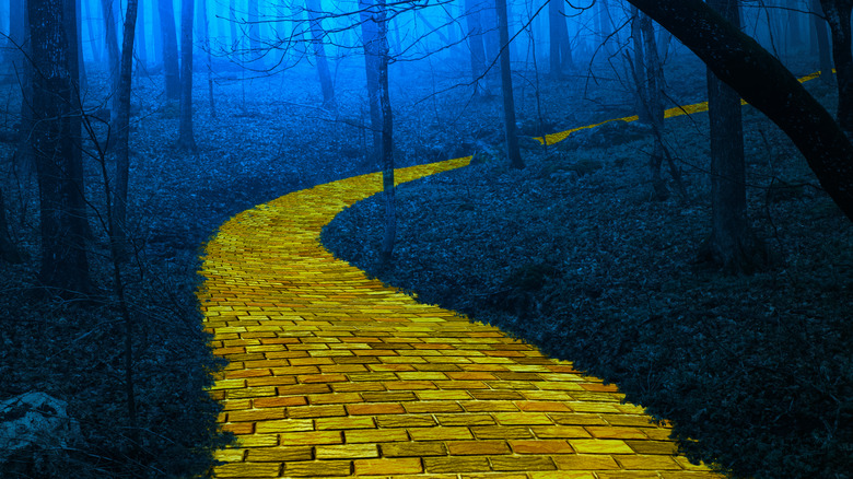 dark yellow brick road