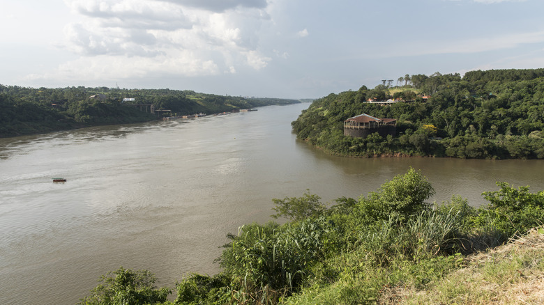 Paraná River Brazil Argentina Paraguay corner