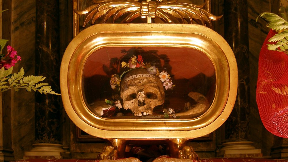 skull of saint valentine