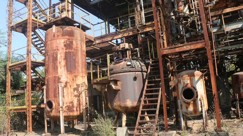 Remains of the Union Carbide factory