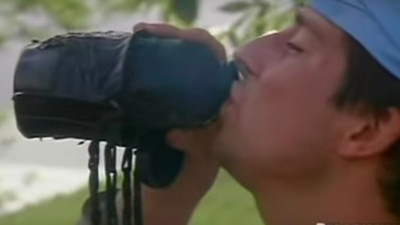 Bear Grylls drinks pee