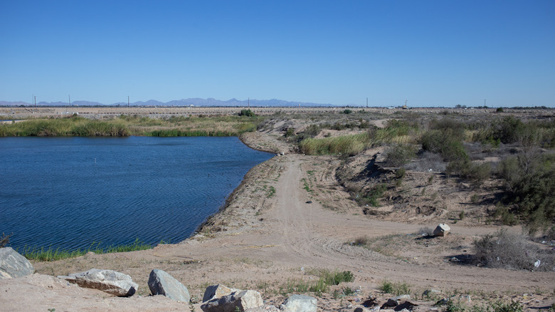 Where Colorado River ends