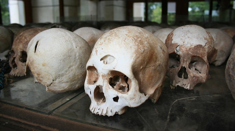 Victims of the Cambodian genocide