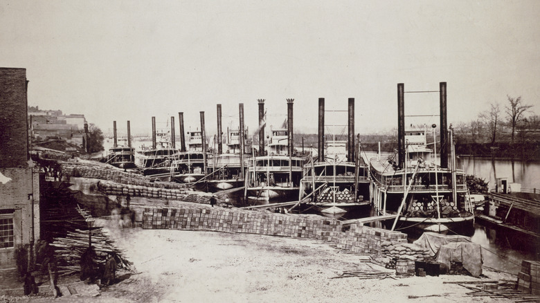 Steamers on the Mississippi