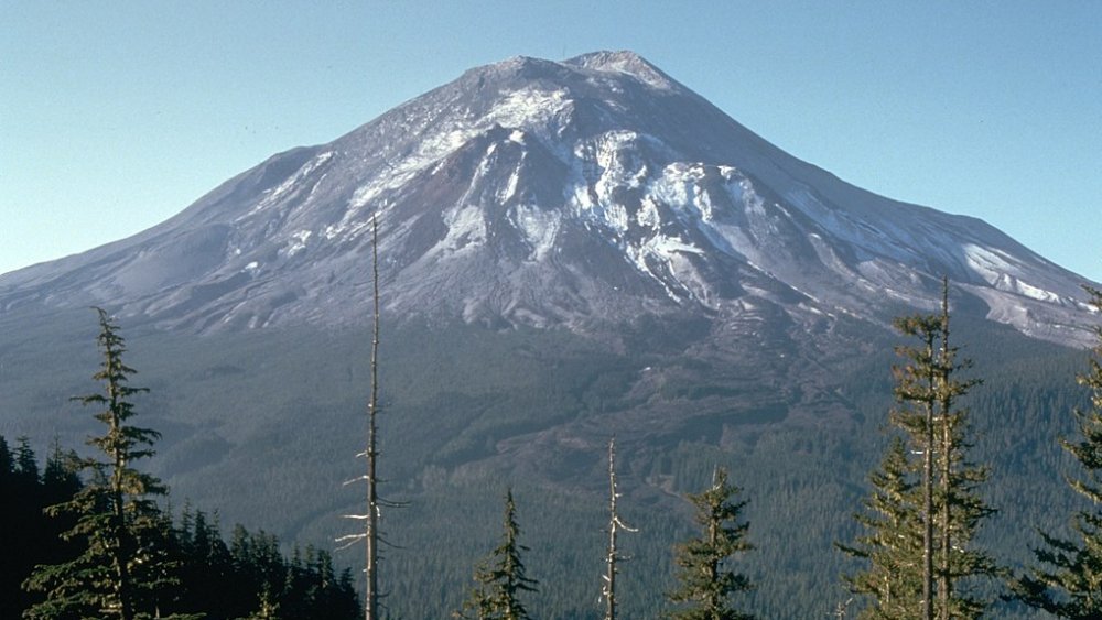 Mount St. Helens the day before the eruption