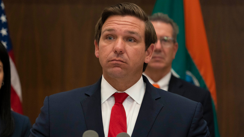 Ron DeSantis looking confused