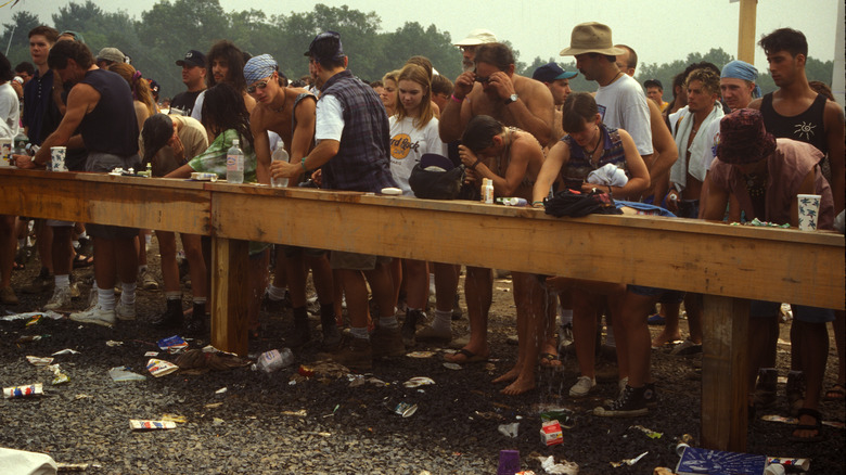 Attendees at Woodstock '99