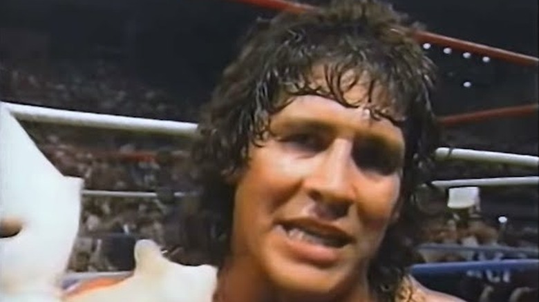 Tito Santana being interviewed