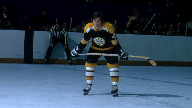 Bobby Orr with the Boston Bruins