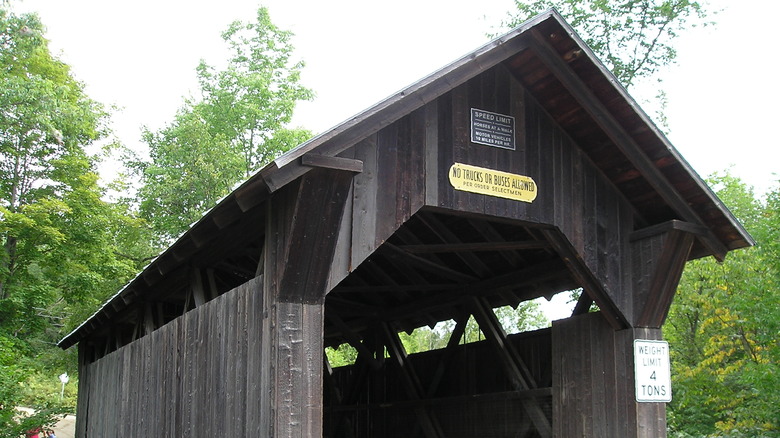 emily's bridge in stowe vermont