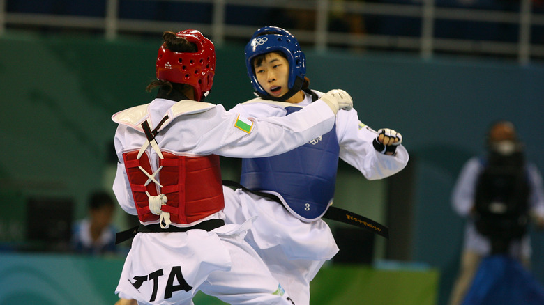 Taekwondo match