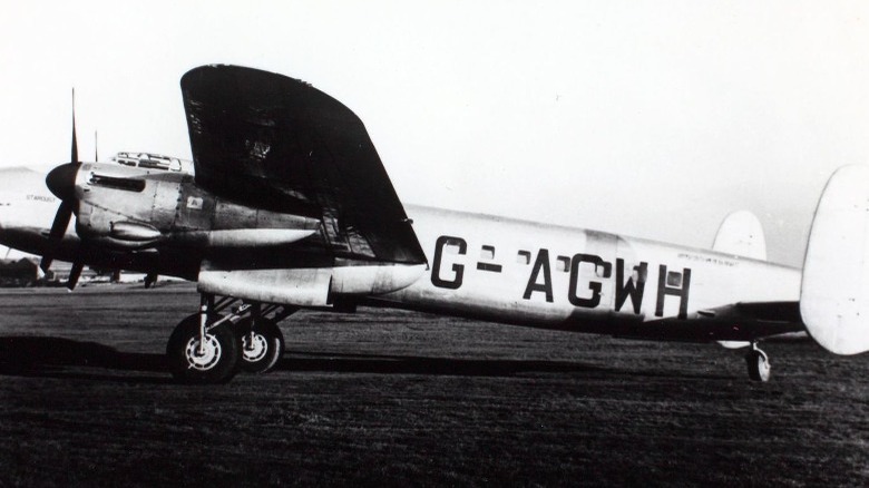 Star Dust airplane on the ground