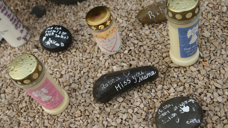 Germanwings Flight 9525 memorial candles 