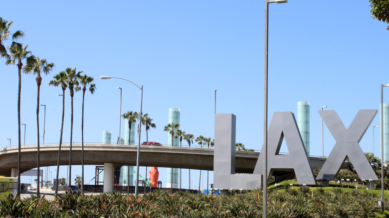LAX airport street view