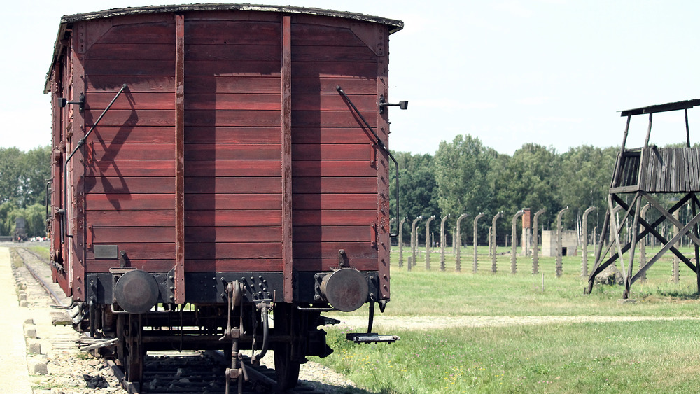 auschwitz train car