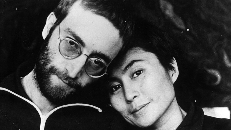 John Lennon and Yoko Ono 