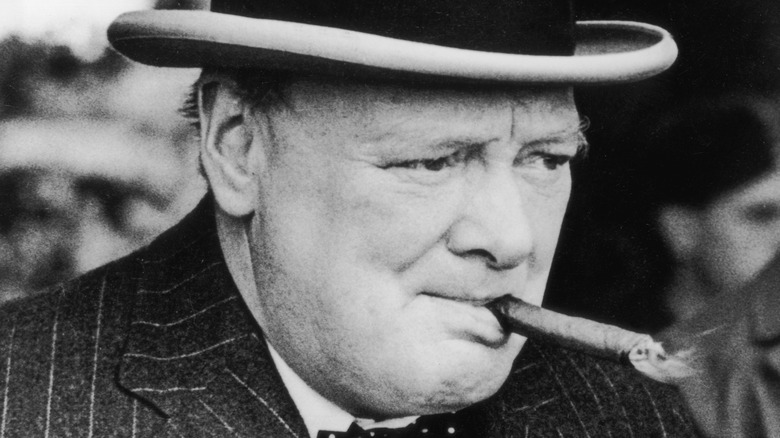 Winston Churchill and cigar