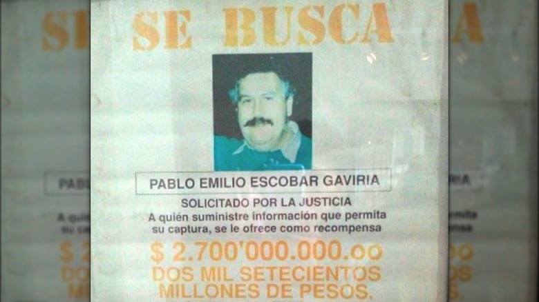 Pablo Escobar wanted poster