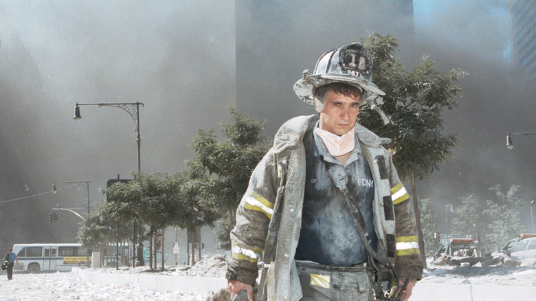 new york firefighter at world trade center