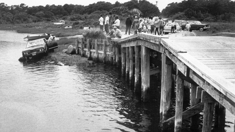 Kennedy car pulled from water Chappaquiddick