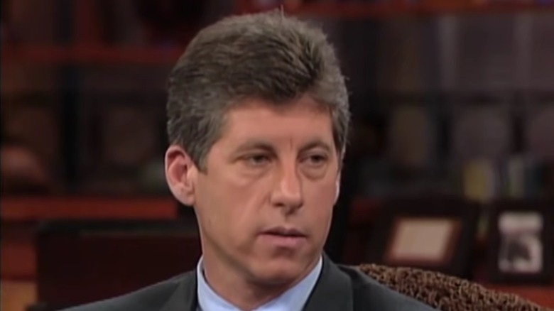 Mark Fuhrman speaking during an interview