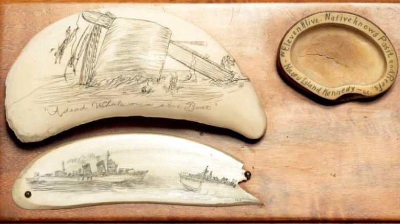 JFK Scrimshaw Desk Accessory