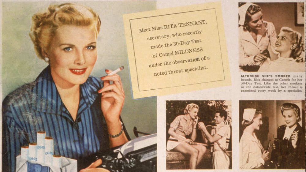 1950s cigarette ad