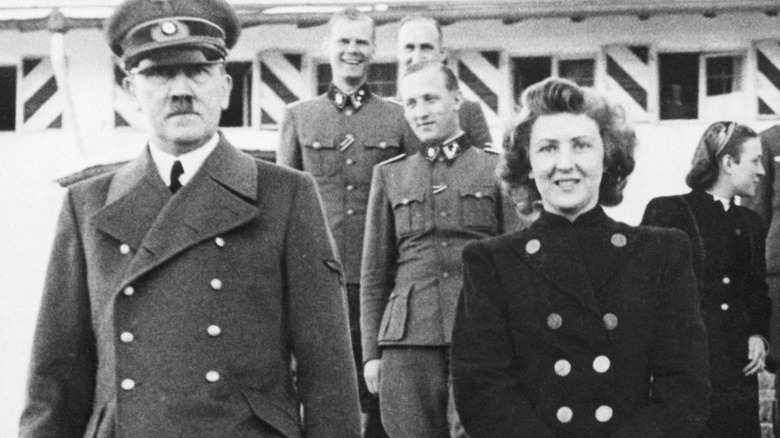 Adolf Hitler and Eva Braun