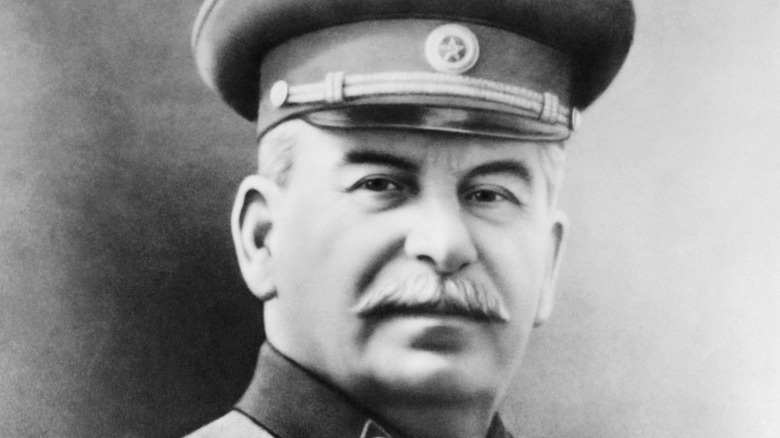 Dictator Joseph Stalin in Soviet uniform