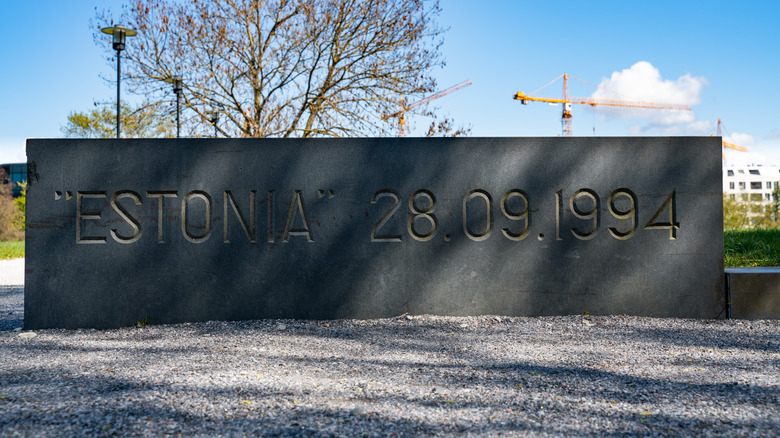 Memorial to the victims of MS Estonia