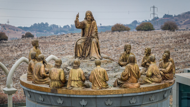 Jesus preaching, Mount of the Beatitudes, Israel