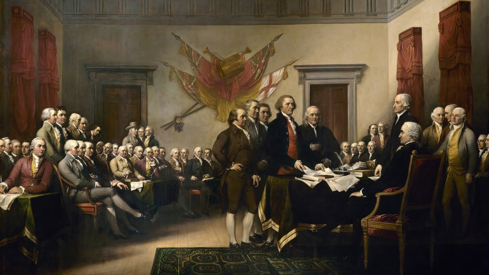 Declaration of Independence, an 1819 painting by John Trumbull 