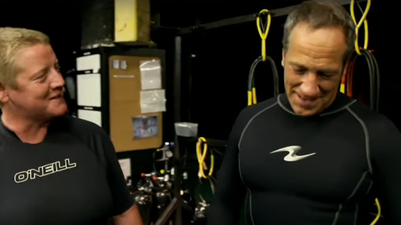 Mike Rowe dons a wetsuit on "Somebody's Gotta Do It"