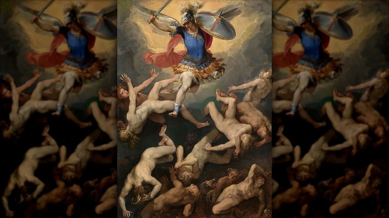 St. Michael casts out the rebel angels