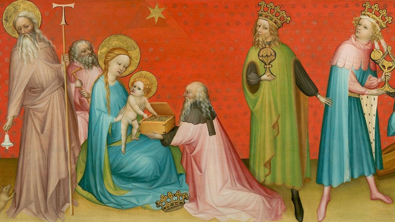 Adoration of the Magi with Saint Anthony Abbot painting