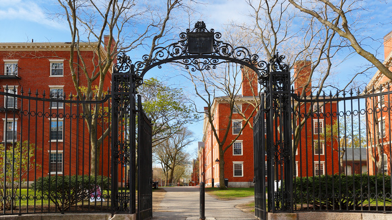 Harvard Yard open gate